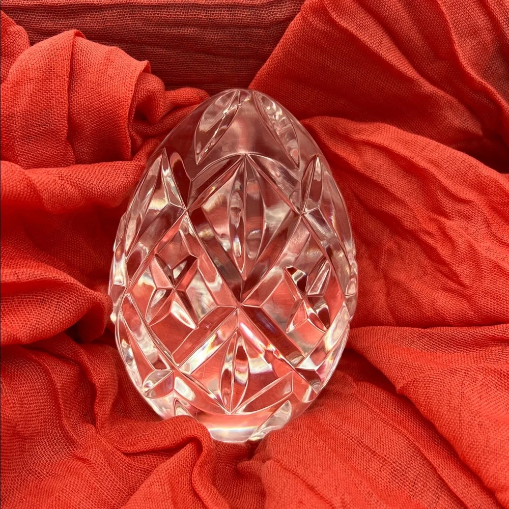 Waterford Crystal Annual Decorative Egg - Signed - Picture 4 of 9